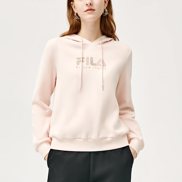 New FILA Sweatshirts Women's Cinnamon Apricot Pink F11W147209F-LP