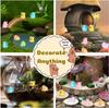 24/48Pc Mini Capybaras Luminous Mini Resin Animals For Tiny Figures Cute Capybara Figurines Decor For Fairy Garden Diy Crafts