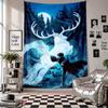 Wall TapestryWizarding World Art Hanging Cloth Decorative Background Cover for Room Decoration