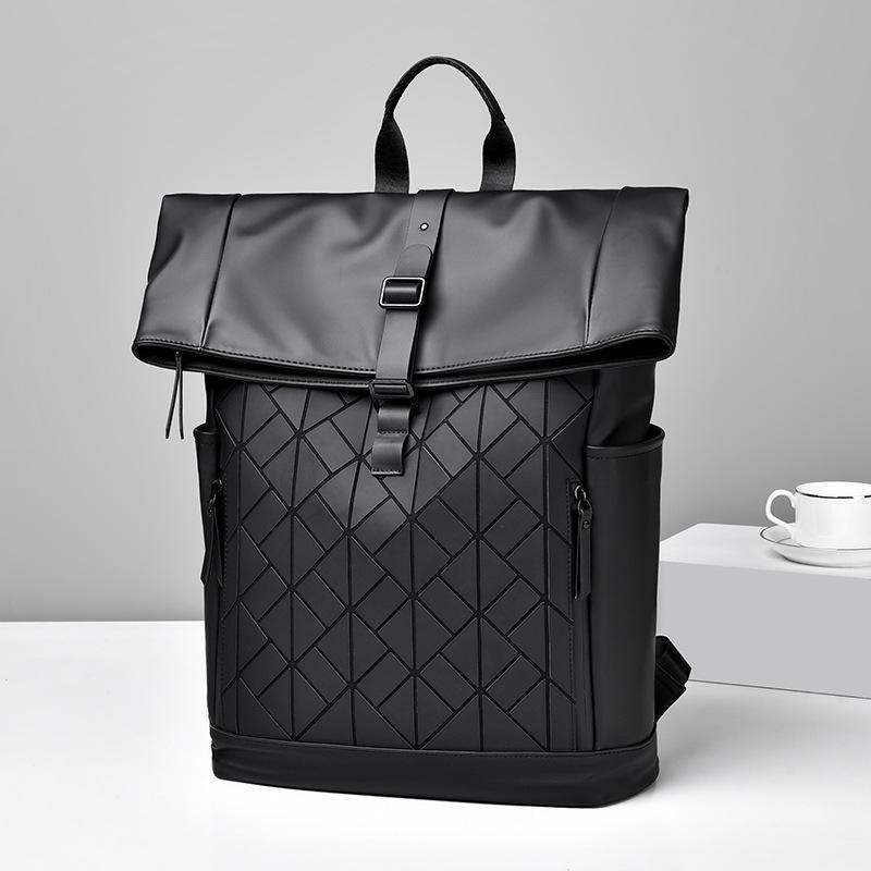 Herrryggsäck av hög kvalitet, Trendig hopvikbar rullryggsäck, Frilufts-, rese- och fritidsryggsäck