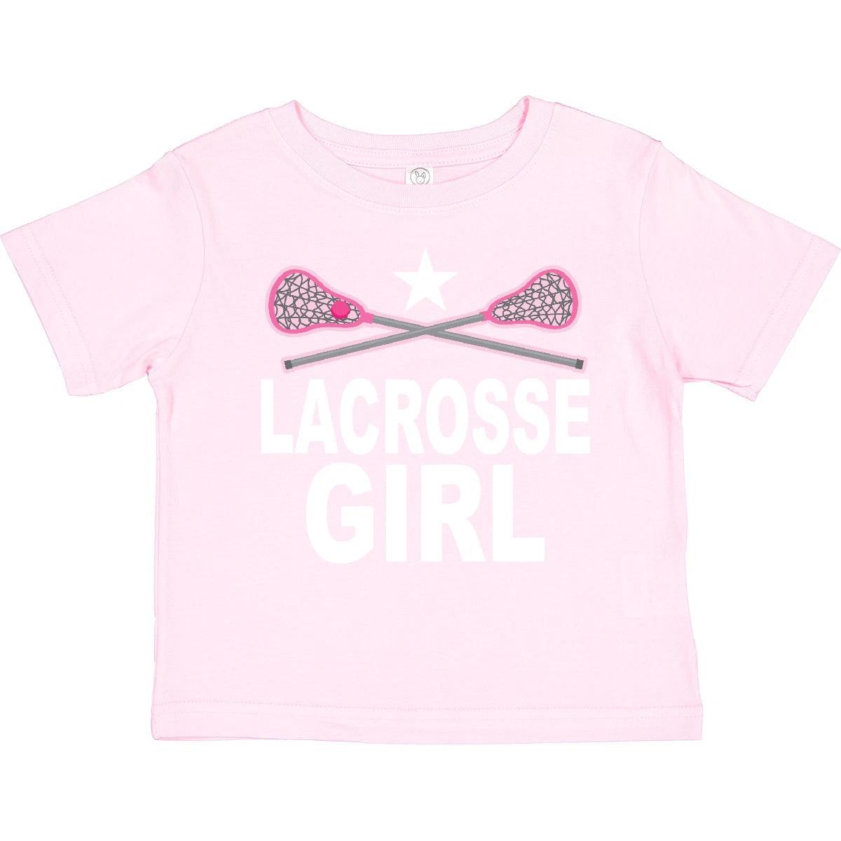 Inktastic Lacrosse Girl Toddler T-Shirt Sports Shower Child Preschooler Kid 110