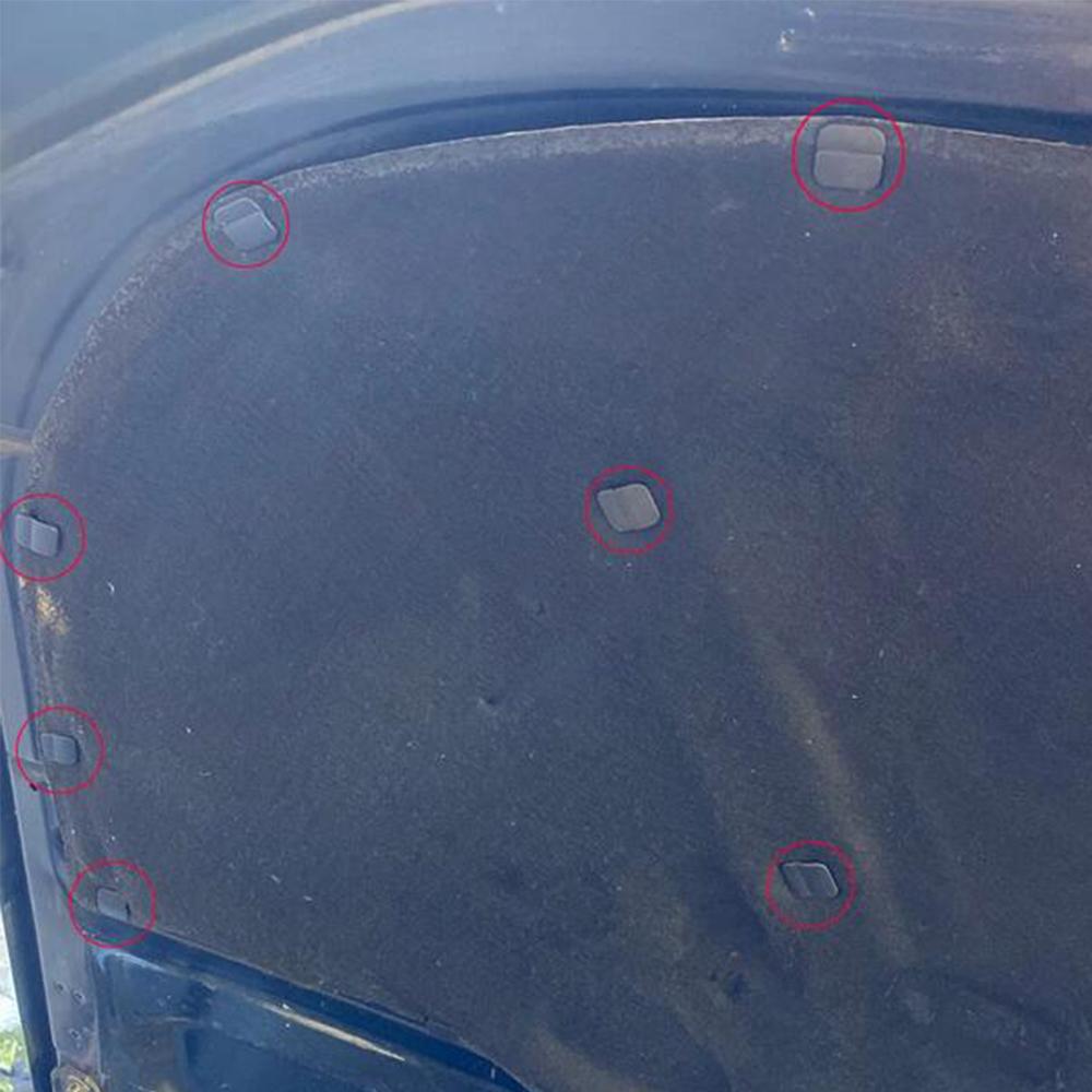 Engine Hood Sound Deadener Clips for VW