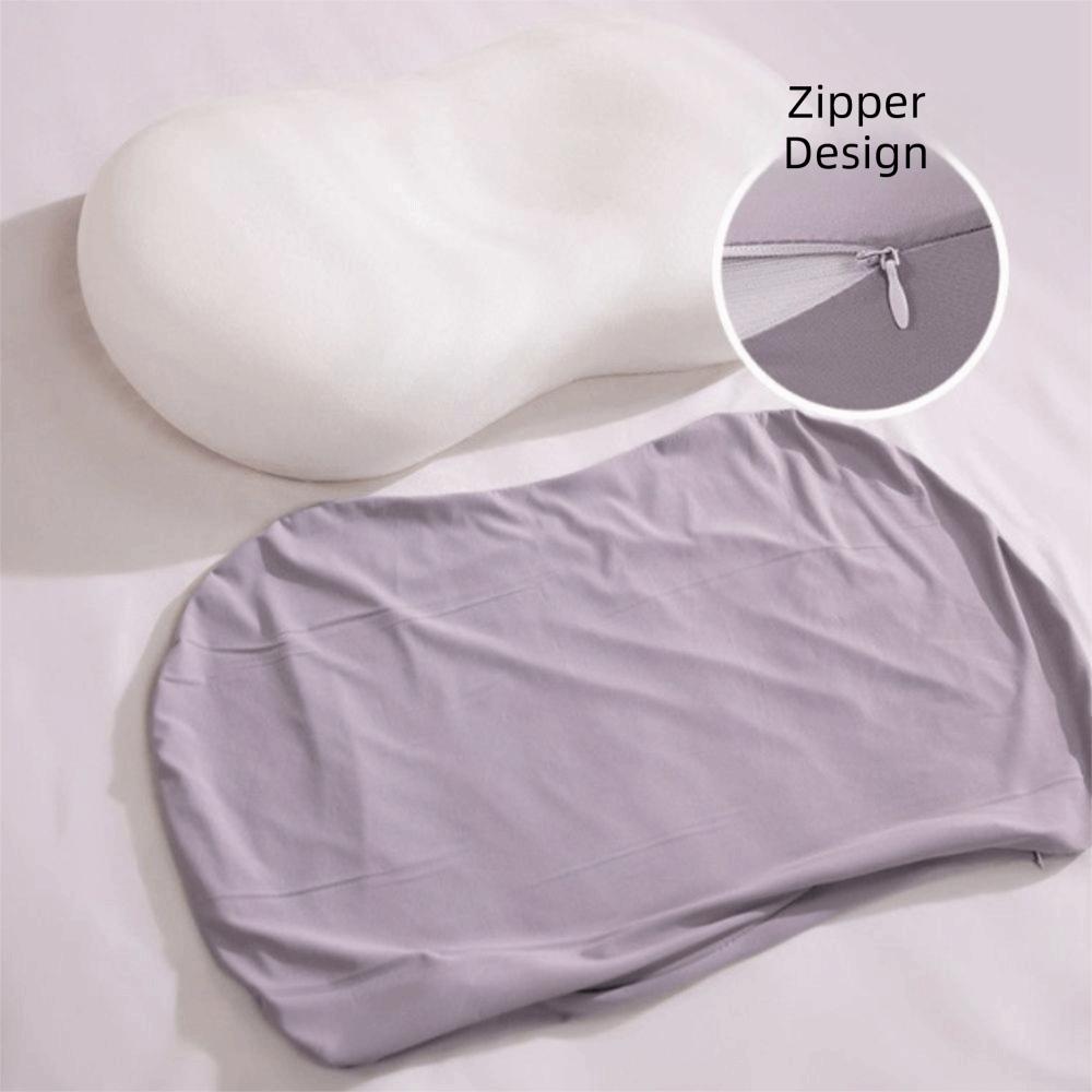 Cooling Ice Silk Slow Rebound Pillow Ergonomic Design Dormitory Sleeping Pillow  Bedroom