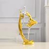 European Style Resine Lady Figurine Handcrafted Home Decor, Elegant Wedding Gift & Living Room Art Piece