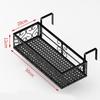 Balconies Hanging Planter Iron Shelf Outdoor Flower Pot Display Rack for Patio Porch Fence Railing