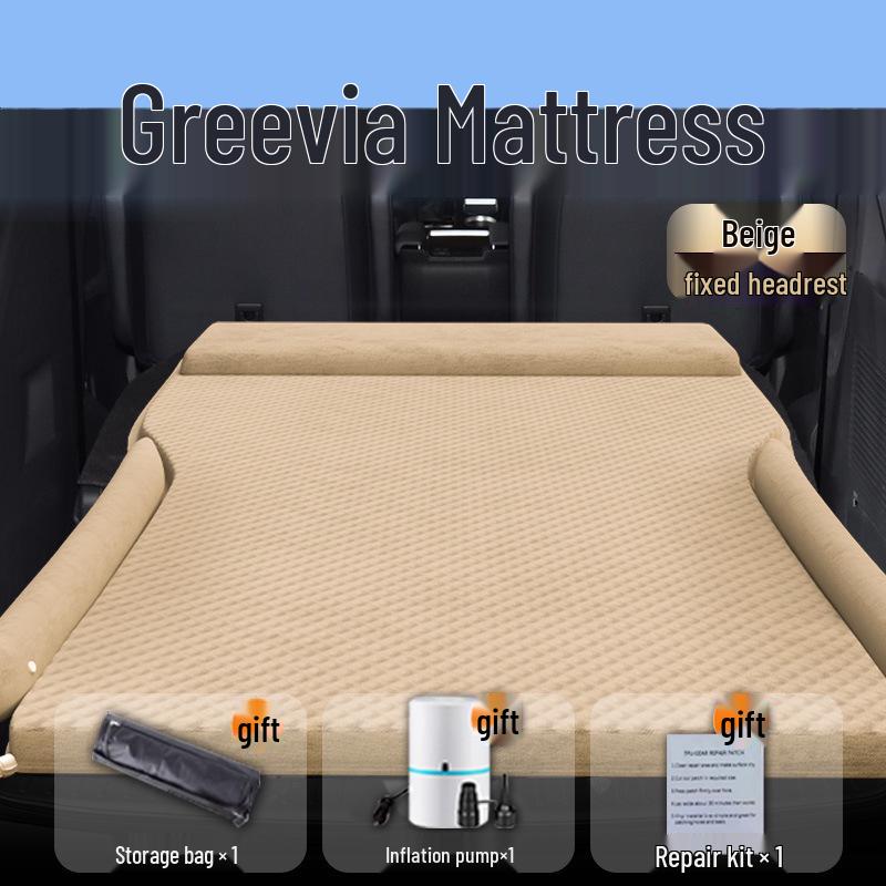 Toyota Granvia 24-Model Trunk Air Mattress & Rear Seat Sleeping Pad
