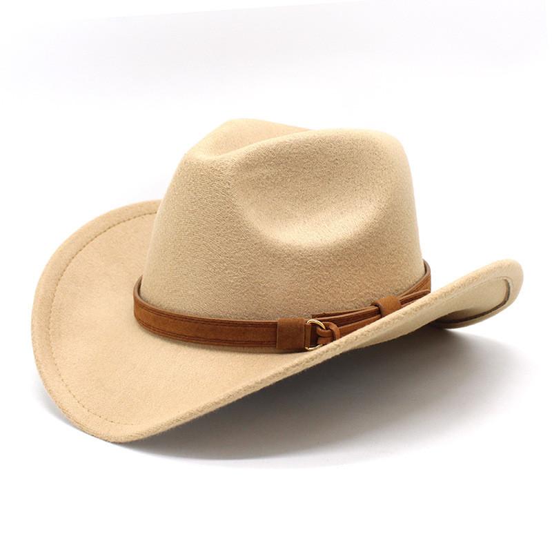 Western Cowboy Hat With Satin Weave For Men And Women Summer Winter Sun Protection