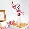 Artificial Flower Spring Plum Blossom Peach Branch Silk Flowers Home Room Wedding Party Decora Festival Wreaths Diy Dining Table
