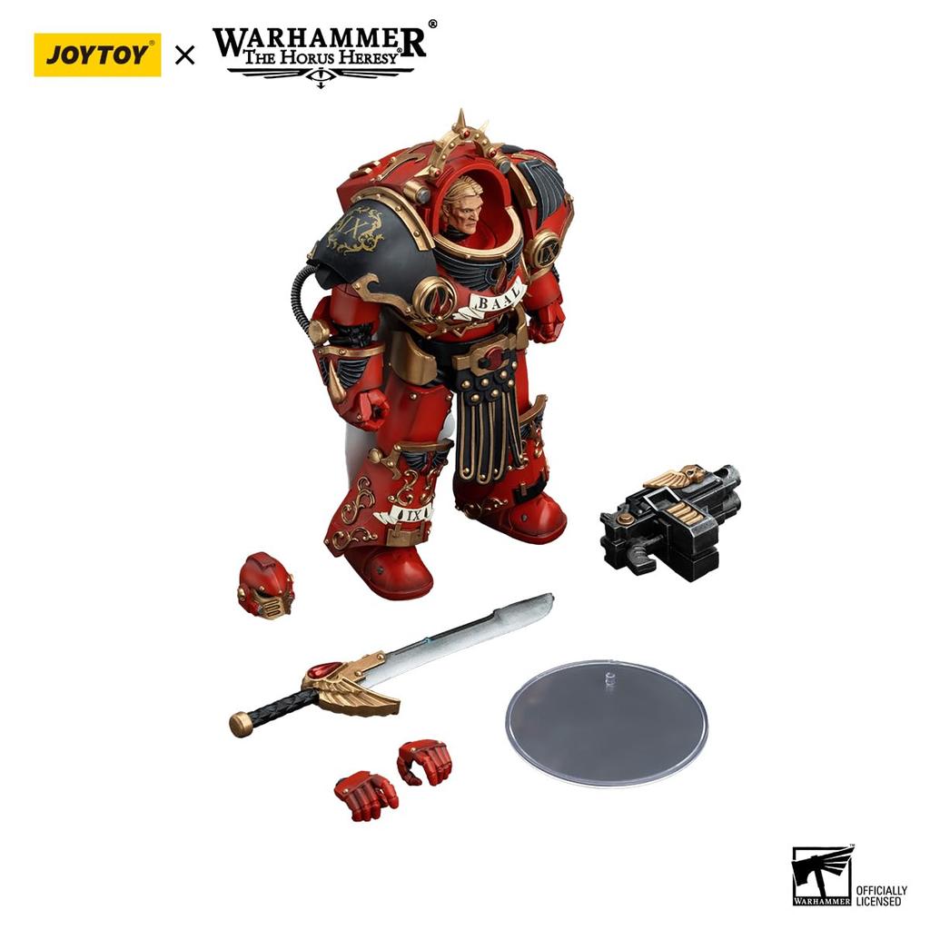JOYTOY Warhammer Blood Angels Legion Praetor Tartarus Terminator Scale Action Figure 40,000 (with Armor) 1/18 (Assembled)
