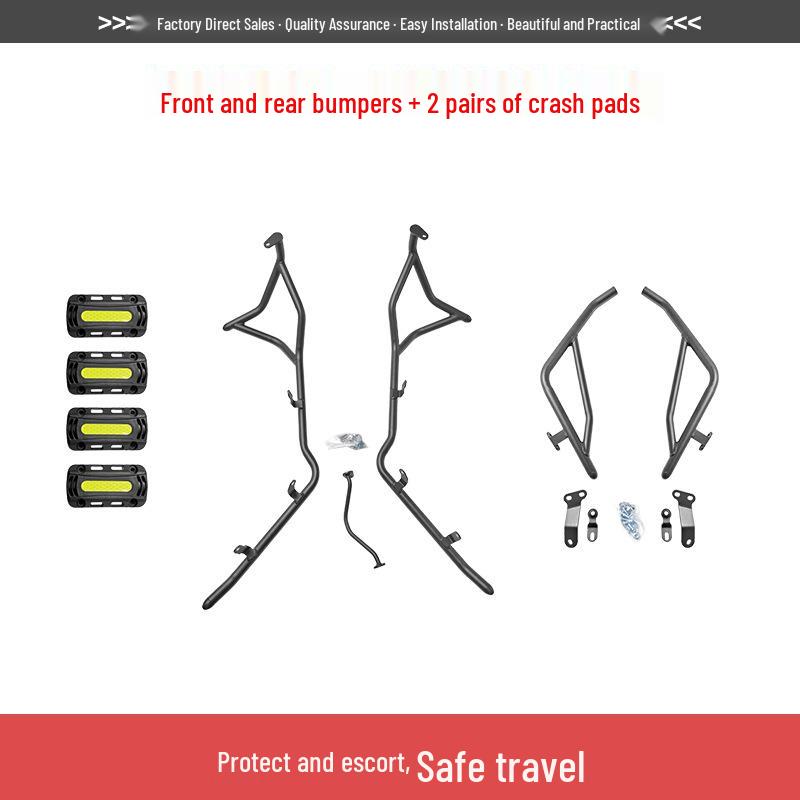 Full Coverage Bumpers & Bars for 26 Wuji SR250GT Scooter Models