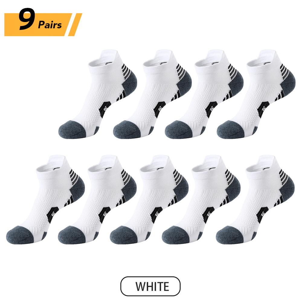 9/3 Pair Professional Fitness Sports Socks Towel Bottom Non-Slip Running Socks Men Women Quick-Drying Basketball Training Sox