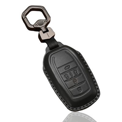Fesanla Toyota Spezifische Schlüsseletui, Echtes Leder, Smart Key Hülle, Alphard, Vellfire Sienna Leder,