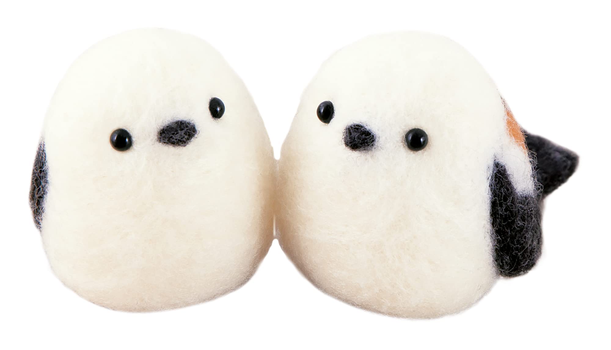 

Hamanaka Hamanaka Набір для валяння вовною Валяна синиця Голкові тварини Довгохвоста H441-602 білий