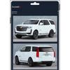 1/24 Escalade SUV Alloy Car Model Diecast Metal Off-road Vehicles Car Model Sound Light Simulation Collection Childrens Toy Gift