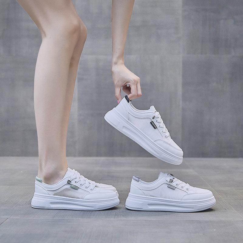 Little white shoes student female tide, summer new mesh breathable casual shoes board shoes street shooting