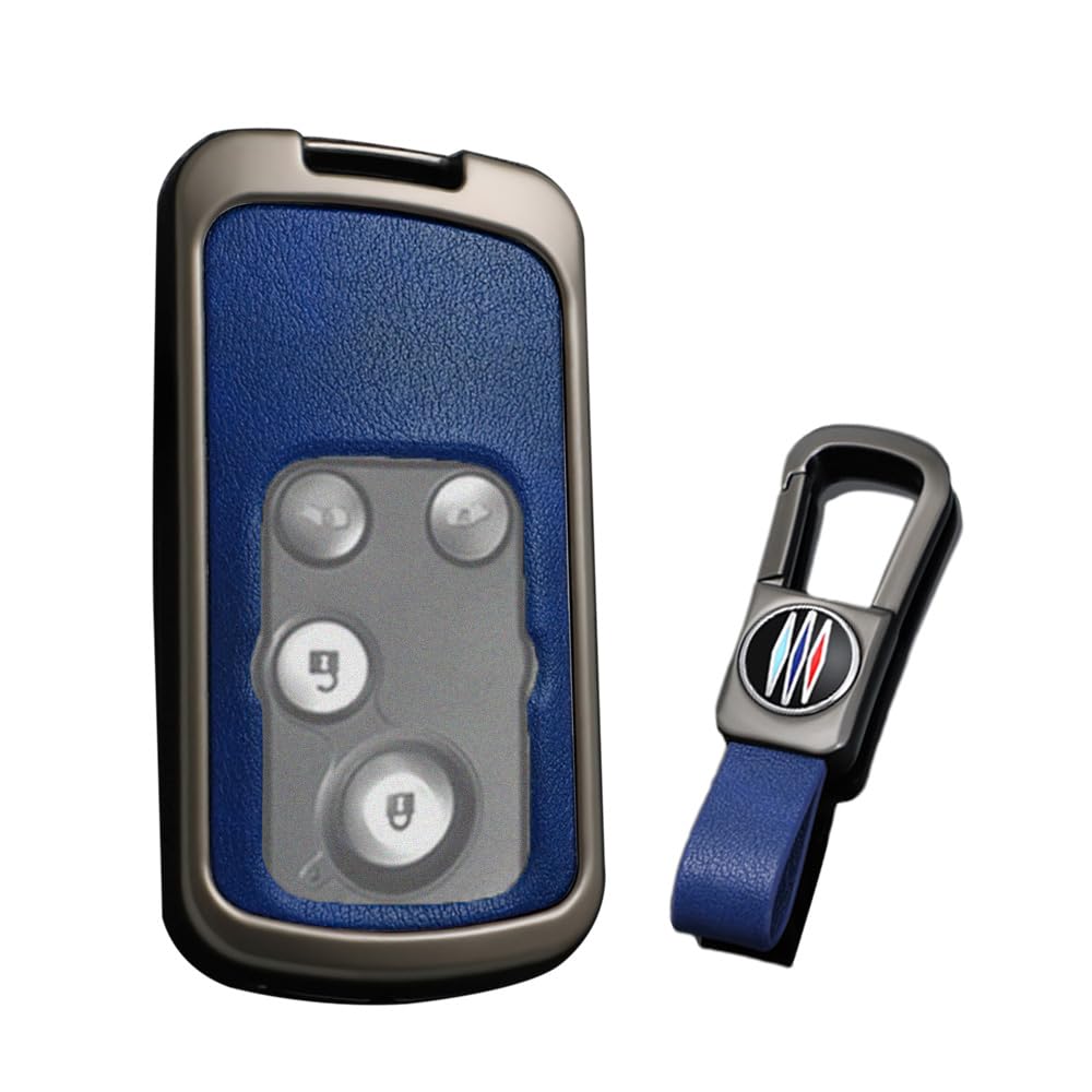[KUNIO] 4 Button Key Case Key Cover Key Chain Alloy синий