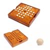 Board Wooden Solitaire Cognitive Chess Educational Intellectual Strategy Games