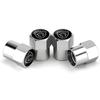 4Pcs Car Wheel Tire Valve Cap Logo Auto Styling Accessories For Peugeot x 5008 408 308 Landtrek 208 2008 3008 Rifter 508 301 108