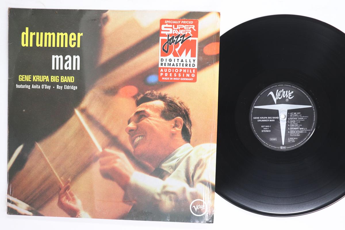 

LP Record GENE KRUPA Drummer Man 8278431 VERVE 1987 Europe Jazz Used