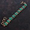 Malachite bracelet copper bracelet handmade gemstone jewelry adjustable chain bracelet birthstone bracelet copper jewelry anniversary gifts