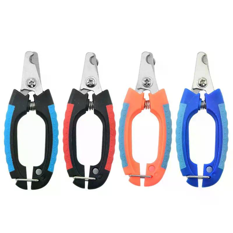 Stainless Steel Pet Nail Clippers - Professional Dog Cat Rabbit Grooming Scissors, Safe Animal Nail Cutter Tool for Pet Care
