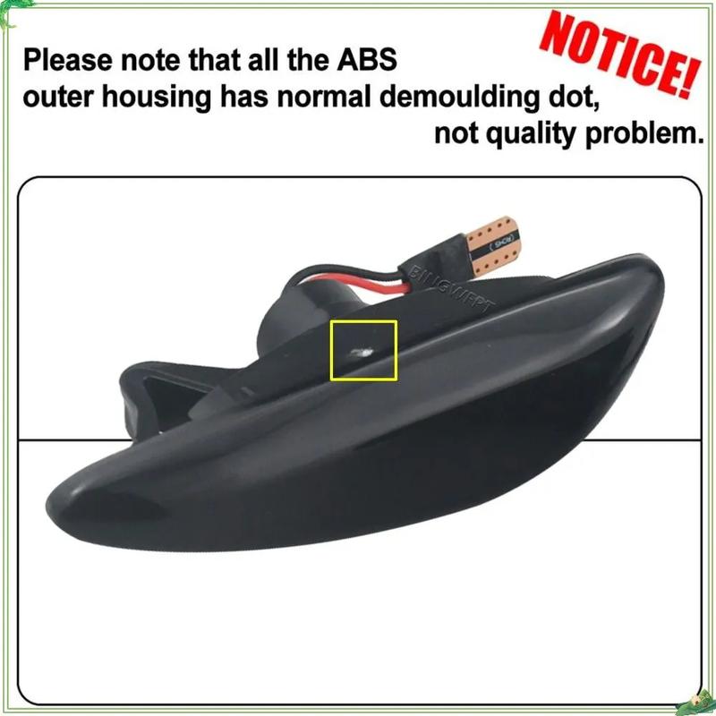 LED Dynamic Side Marker Light Arrow Turn Signal Blinker Lamps For Hyundai Solar Verna Accent 2011-2016