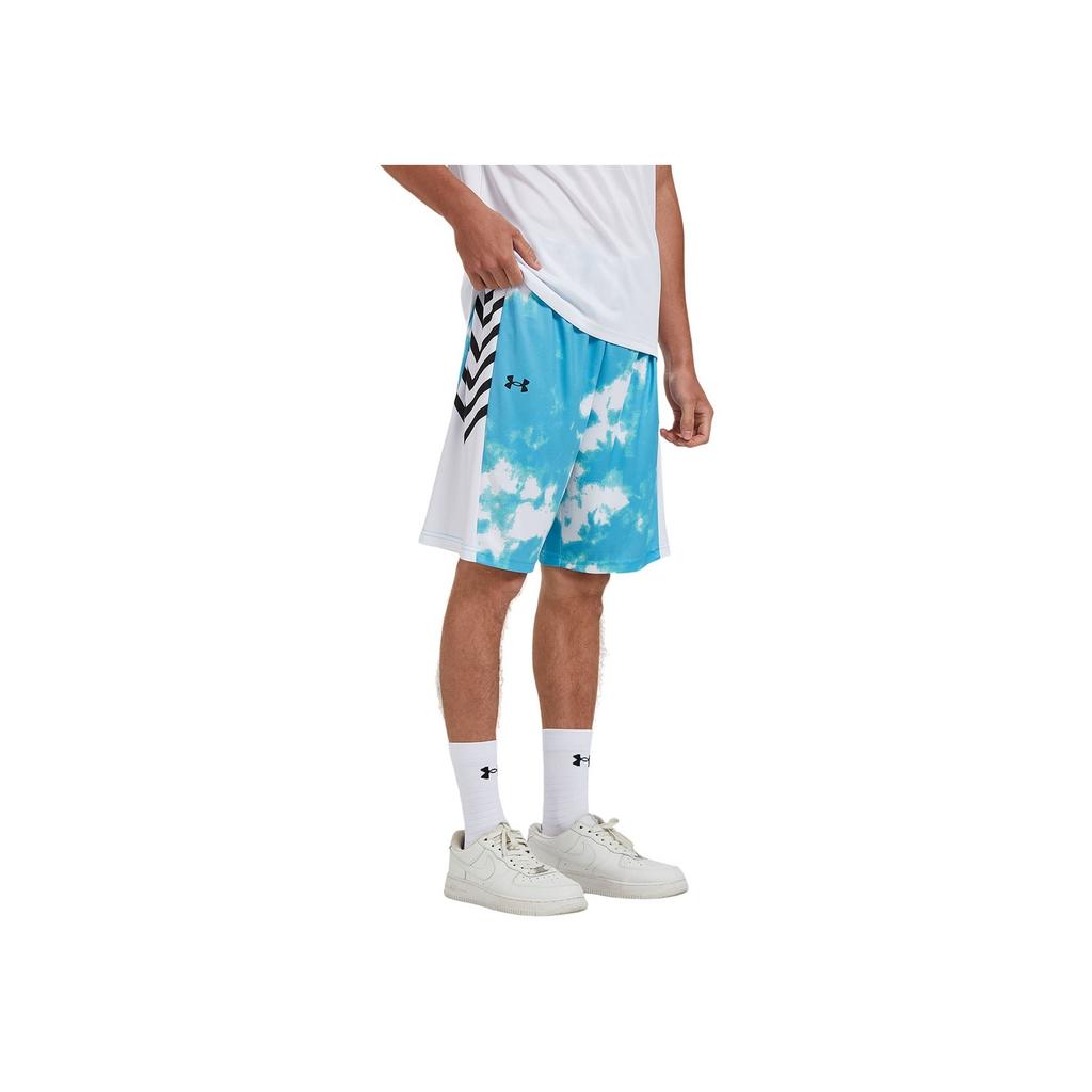 Under Armour Loose Fit Elastic Waist Basketball Shorts Unisex Shorts Light-Blue 24500205-438