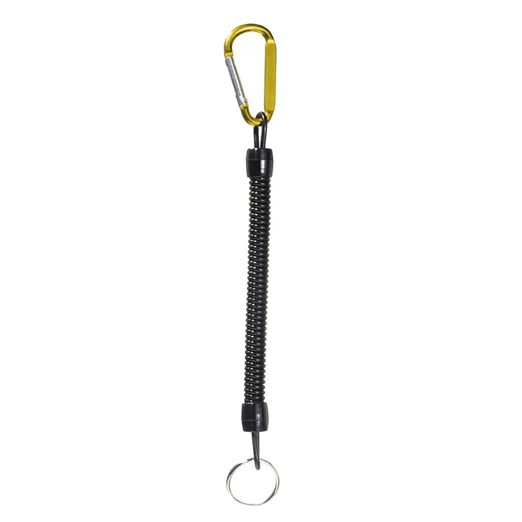 Retractable Fishing Lanyards Ropes Boating Kayak Lip Grips Tackle Safety Ropes Fishing Accessory 120cm