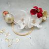 [Lomeri] Artificial Flower Hair Ornament for Coming-of-Age Ceremony, Graduation Ceremony, Furisode Kimono, Wedding, Japanese Attire A907
