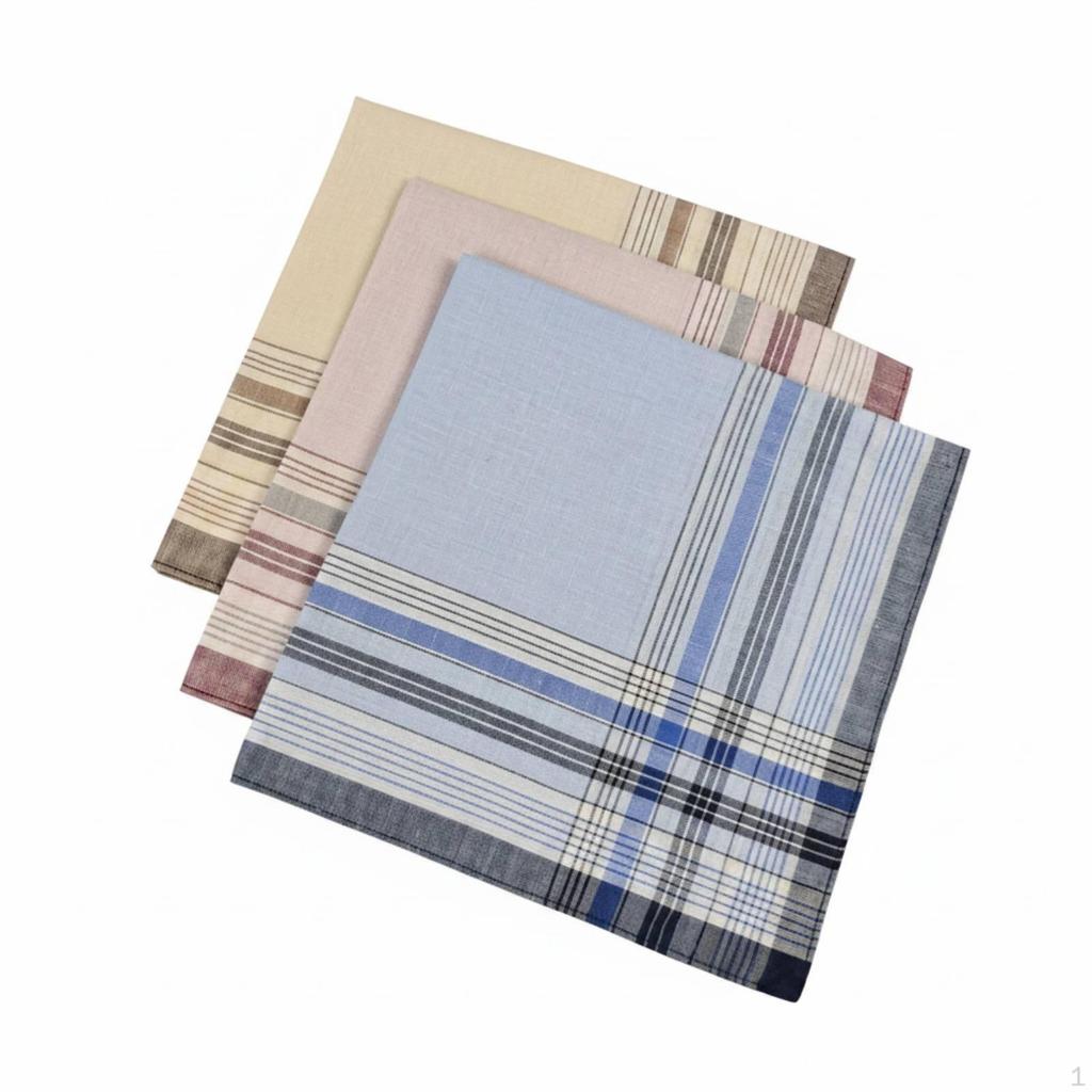 Men's Handkerchief Absorbent Pocket Square for Seniors