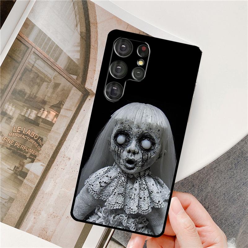Creepy Dolls Phone Case For Samsung Galaxy S25 Ultra S9 S10 S20 S21 S22 S23 S24 Plus S24 FE Bumper Cover