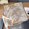 Imitation Cashmere Plant Line Draft Forest Comfortable And Warm Soft And Breathable Double-Sided Scarf Office Shawl