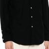 Polo Ralph Lauren Solid Logo Embroidered Pointed Collar Long Sleeve Shirt Men shirts Black 710767906-004