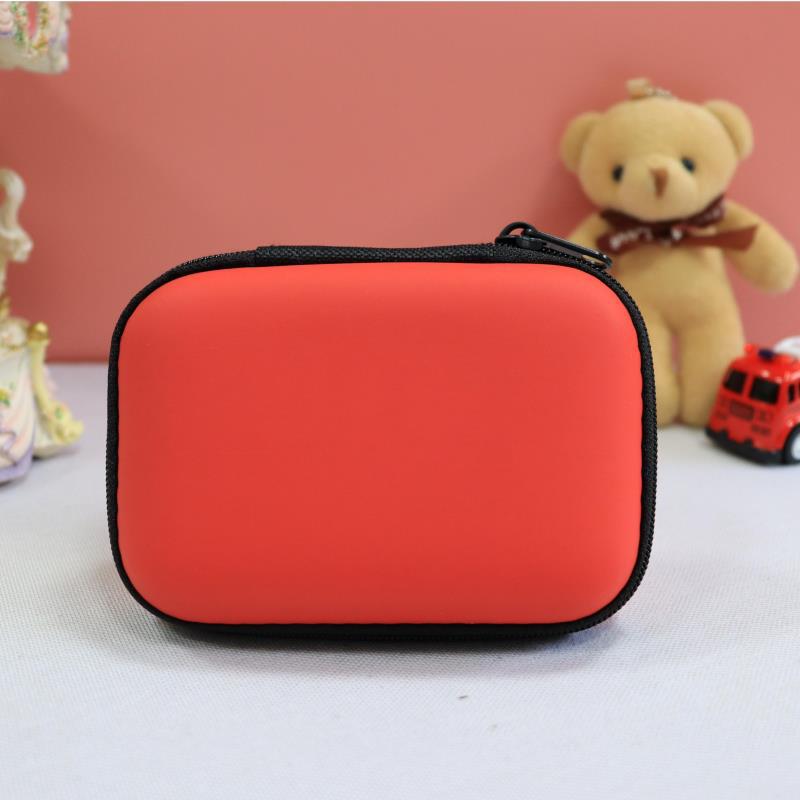 Earphone Data Storage Bag Oval Square Rectangle Cable Organizer Bags Mini Zipper Pouch Tech Gadgets Portable Charger U Disk Case