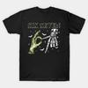 Halloween Six Seven 6 7 Skeleton Hands Sign - Funny Skeleton Meme - T-Shirt