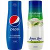 Conjunto de 2 concentrados SodaStream Pepsi+Limão-Lima