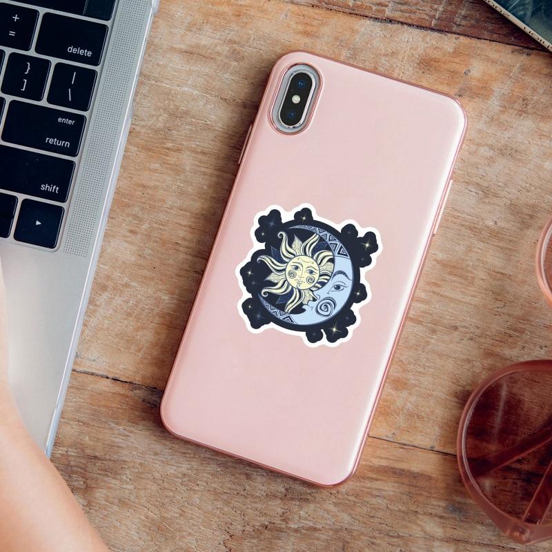 10/50 Stück Coole Hexenmond-Gothic-Cartoon-Aufkleber, ästhetische Kunst, Graffiti-Aufkleber für DIY-Gepäck, Laptop, Skateboard, Motorrad, Fahrrad