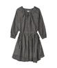 Mellotoli Frill Neck Check Midi Dress (2 Colors)