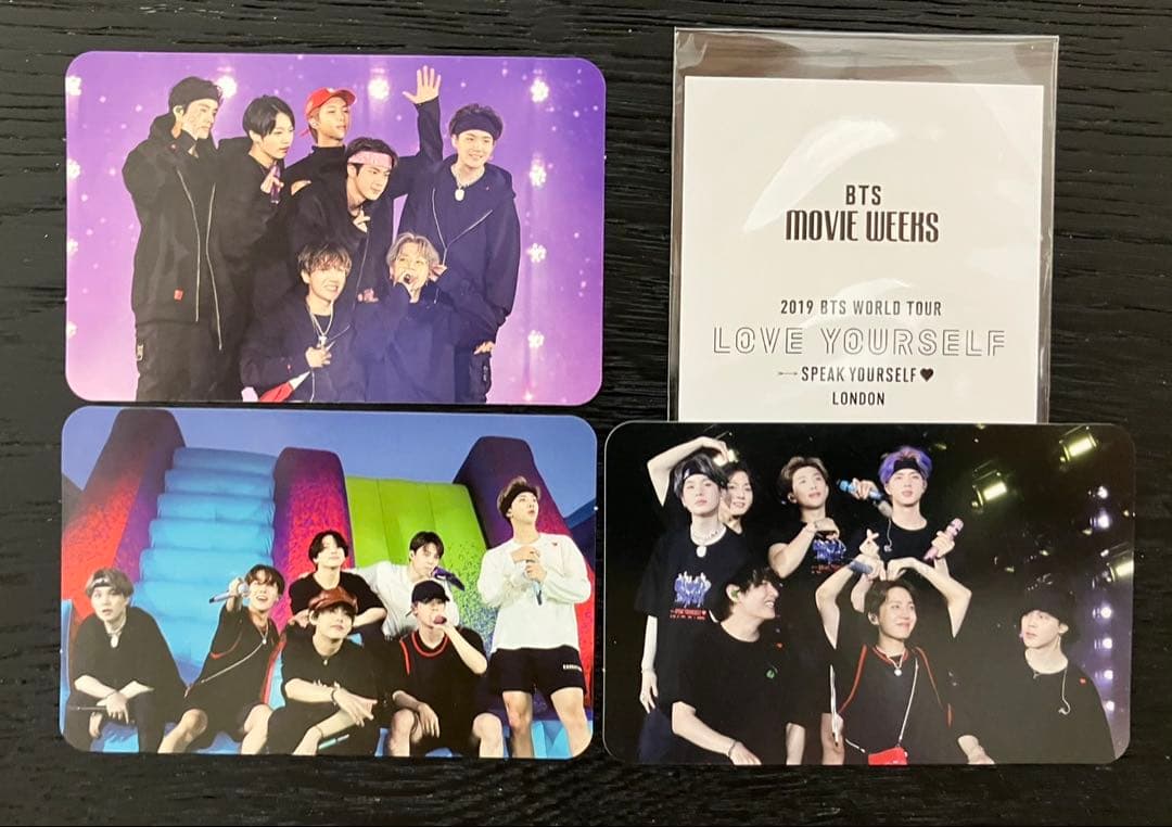 

[USED] BTS movie admission bonus: 3 photo cards (complete set) 6,000 yen