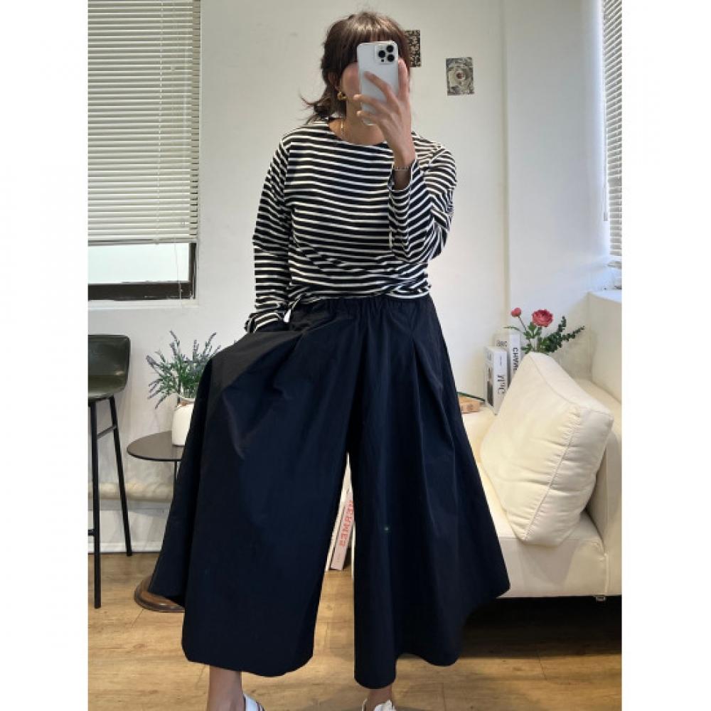 Dabimong Banding Skirt Wide Pants 3 Colors