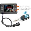 Universeller Diesel-Lufterhitzer-Controller LCD-Monitor Thermostatschalter mit Fernbedienung für 12V/24V 2kW/5kW/8kW Diesel-Standheizung