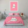Cartoon Cat Festive Decor Set Soft Comfortable Duvet Cover Bedding Set Included 1*Duvet Cover & 2*Pillowcases, Gift