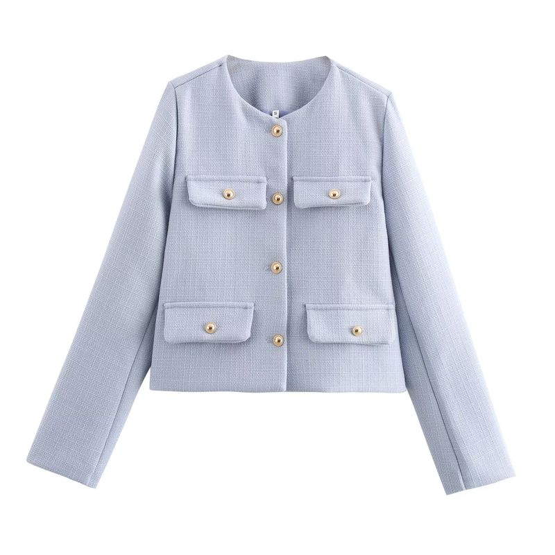 ZA Fall and Winter New Women's Wear ZR Fashion Style Fashion Flip Cover Short Suit Outwear 3046278 800