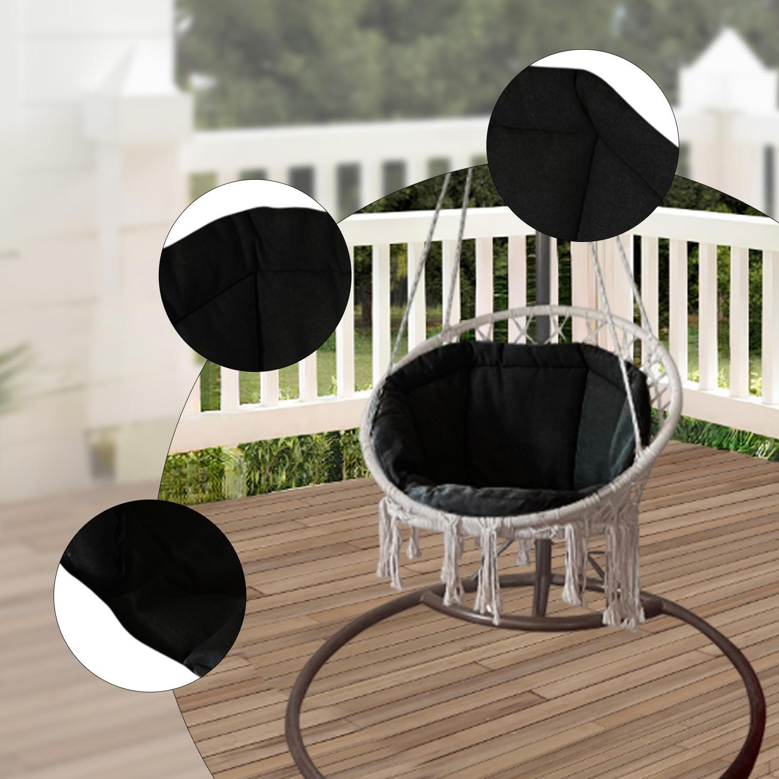 

Подушка для кресла-яйца Замена Плетеная Подушка для гамака Лен Двор Удобная Элегантная Мягкая Патио