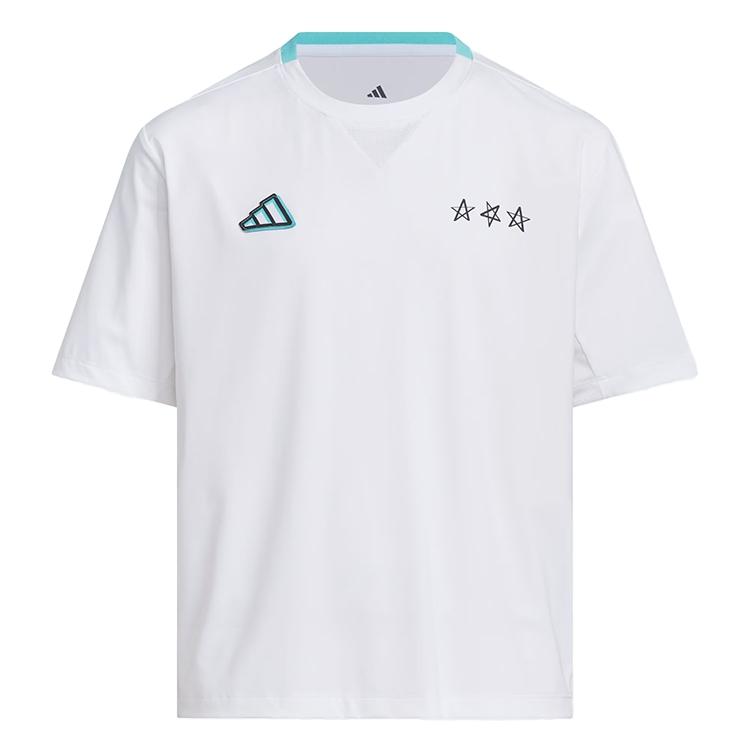 

Adidas T Shirt White Children Aged 3 7 Years Old JM3453 110