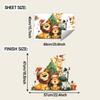 Festive Christmas Animal & Tree Wall and Glass Stickers