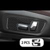 For BMW X3 G01 2018- Carbon Fiber Seat Adjustment Button Decorative Sticker Interior Modification Accessories Luxury Upgrade