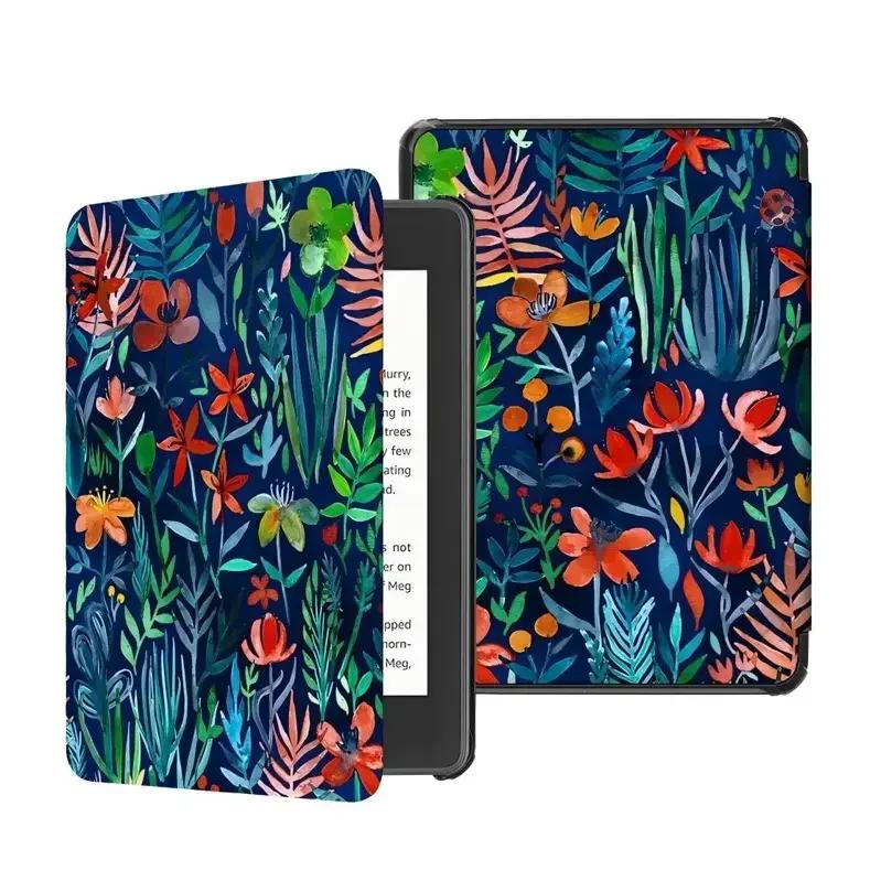 For Kindle Colorsoft Signature Edition 1st Generation Case 7 inch 2025 Leather Case Auto Sleep Cover Paperwhite 12th Gen Funda