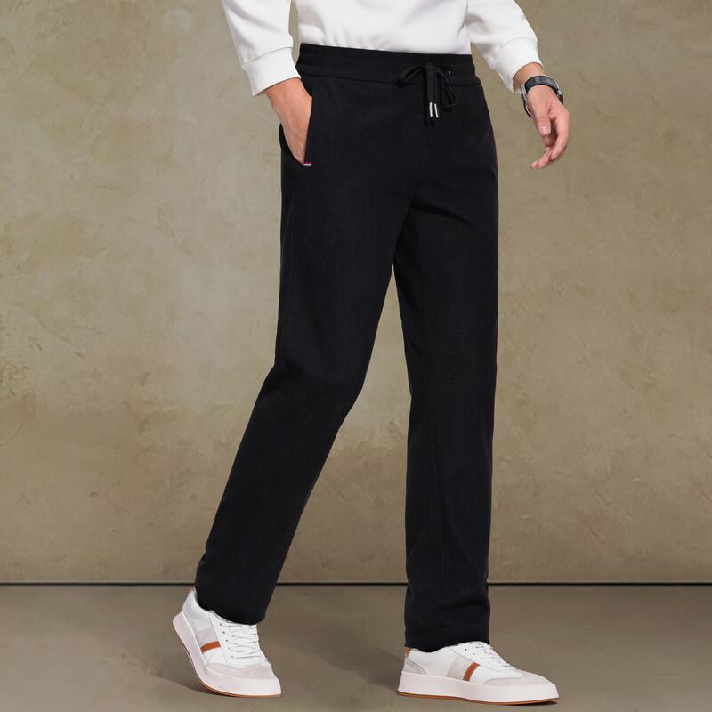 Men's Autumn/Winter Thickened Corduroy Straight Fit Casual Pants