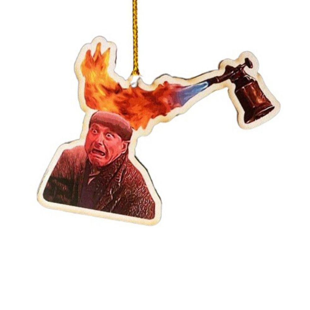 Pendentif à Suspendre Arbre de Noël en Acrylique Décoration d'Arbre de Noël Décorative Portes